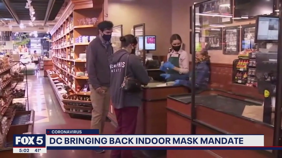 DC bringing back indoor mask mandate